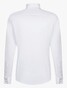 Cavallaro Napoli Luino Subtle Contrast Stitching Overhemd Wit