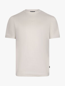 Cavallaro Napoli Luvati Mercerized Cotton Fine Tone-on-Tone Chest Logo T-Shirt Kitt