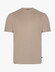 Cavallaro Napoli Luvati Mercerized Cotton Fine Tone-on-Tone Chest Logo T-Shirt Light Taupe