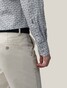 Cavallaro Napoli Midoti Graphic Fantasy Pattern Overhemd Midden Groen-Donker Blauw