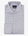 Cavallaro Napoli Midoti Graphic Fantasy Pattern Overhemd Midden Groen-Donker Blauw