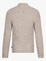 Cavallaro Napoli Organto Half Zip Cable Cotton Wool Trui Kitt