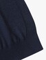 Cavallaro Napoli Palio Half Zip Subtle Rib Detail Trui Donker Blauw