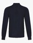 Cavallaro Napoli Palio Half Zip Subtle Rib Detail Trui Donker Blauw
