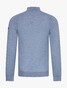 Cavallaro Napoli Palio Half Zip Subtle Rib Detail Trui Licht Blauw