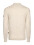 Cavallaro Napoli Palio Half Zip Wool Blend Trui Kitt