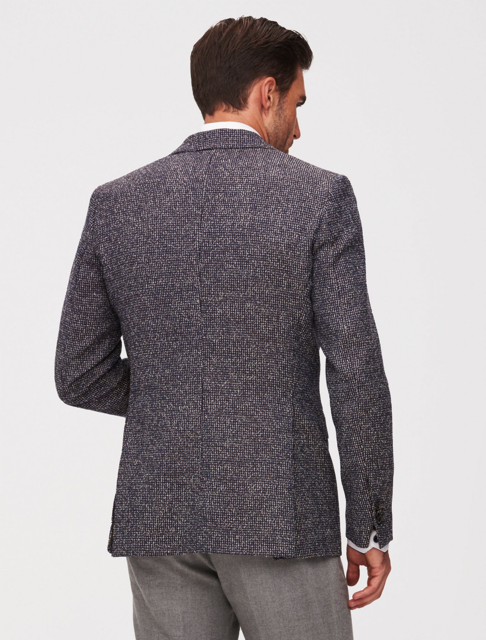 Cavallaro Napoli Roma Jacket Colbert in kleur Navy | Jan Rozing Mannenmode