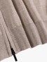Cavallaro Napoli Saronno Full Zip Mélange Merino Vest Licht Camel