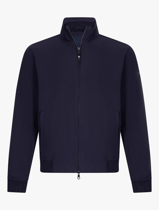 Cavallaro Napoli Sortinio Jacket Two-Way Zip Donker Blauw
