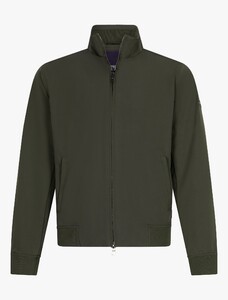 Cavallaro Napoli Sortinio Jacket Two-Way Zip Mid Green