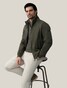 Cavallaro Napoli Sortinio Jacket Two-Way Zip Midden Groen