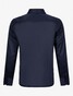 Cavallaro Napoli Uni Widespread Doppio Ritorto Two-Ply Cotton Overhemd Donker Blauw