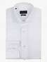 Cavallaro Napoli Uni Widespread Doppio Ritorto Two-Ply Cotton Overhemd Wit