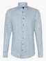 Cavallaro Napoli Vernio Pied-de-Poule Overhemd Licht Blauw