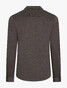 Cavallaro Napoli Zaverio Ton-sur-Ton Zip Closure Overshirt Donker Bruin Melange