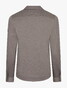 Cavallaro Napoli Zaverio Ton-sur-Ton Zip Closure Overshirt Taupe Melange