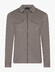 Cavallaro Napoli Zaverio Ton-sur-Ton Zip Closure Overshirt Taupe Melange