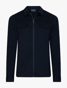 Cavallaro Napoli Zeradino Overshirt Donker Blauw