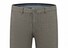 Com4 Cotton Blend Check Modern Chino Broek Bruin