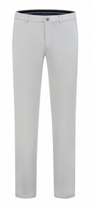 Com4 Fine Uni Fabric Modern Chino Broek Licht Grijs