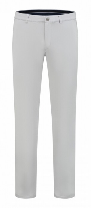 Com4 Fine Uni Fabric Modern Chino Broek Licht Grijs