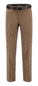 Com4 Flat-Front Woolcord Corduroy Broek Camel