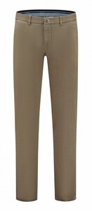 Com4 Micro Pattern Modern Chino Broek Beige