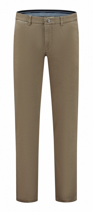 Com4 Micro Pattern Modern Chino Broek Beige