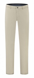 Com4 Micro Pattern Modern Chino Collection Broek Beige