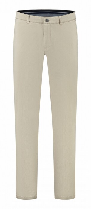 Com4 Micro Pattern Modern Chino Collection Broek Beige