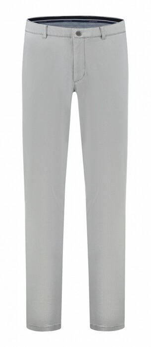 Com4 Micro Pattern Modern Chino Collection Broek Medium Grey