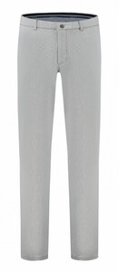 Com4 Micro Pattern Modern Chino Collection Pants Medium Grey