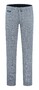 Com4 Modern Chino Check Broek Blauw