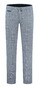 Com4 Modern Chino Check Broek Blauw