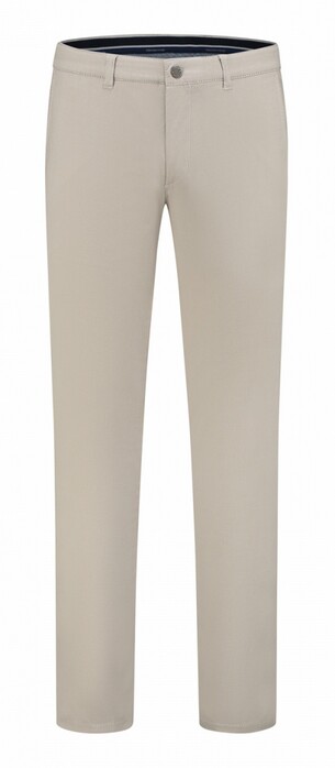 Com4 Modern Chino Collection Micro Structure Fine Texture Broek Licht Beige