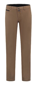 Com4 Modern Chino Cotton Elastan Broek Camel