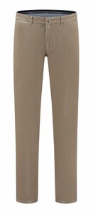 Com4 Modern Chino Cotton Micro Texture Rib Corduroy Broek Beige