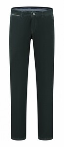 Com4 Modern Chino Cotton Micro Texture Rib Corduroy Broek Medium Green