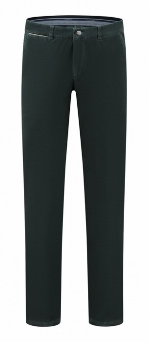 Com4 Modern Chino Cotton Micro Texture Rib Corduroy Broek Medium Green
