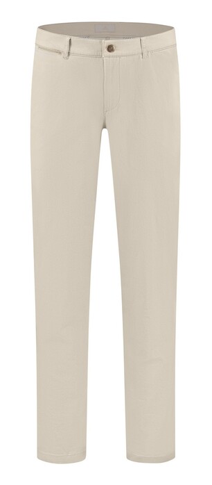 Com4 Modern Chino Faux-Uni Fine Texture Broek Licht Beige