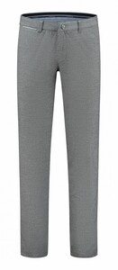 Com4 Modern Chino Faux Uni Herringbone Pants Medium Grey