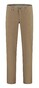 Com4 Modern Chino Micro Pattern Near Faux-Uni Subtle Cotton Stretch Broek Donker Beige