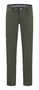 Com4 Modern Chino Micro Pattern Near Faux-Uni Subtle Cotton Stretch Broek Donker Groen