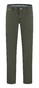 Com4 Modern Chino Micro Pattern Near Faux-Uni Subtle Cotton Stretch Broek Donker Groen