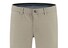 Com4 Modern Chino Mini Herringbone Pattern Flat-Front Broek Beige