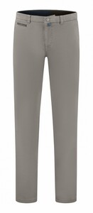 Com4 Modern Chino Uni Cotton Broek Steengrijs