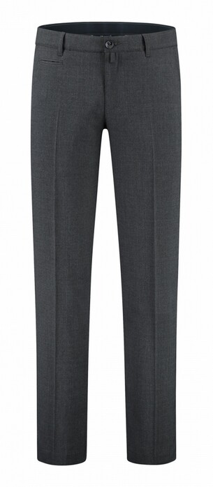 Com4 Modern Chino Uni Wool Blend Broek Medium Grey