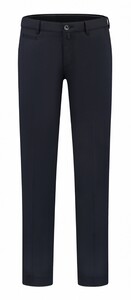 Com4 Modern Chino Uni Wool Blend Broek Navy