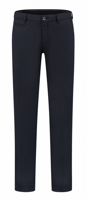 Com4 Modern Chino Uni Wool Blend Broek Navy