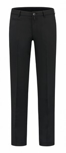 Com4 Modern Chino Uni Wool Blend Broek Zwart